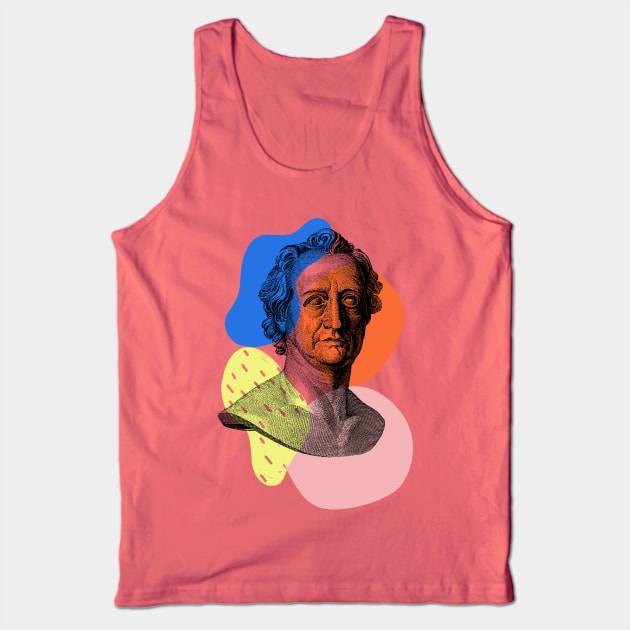 Johann Wolfgang von Goethe Tank Top by 45 Creative Club